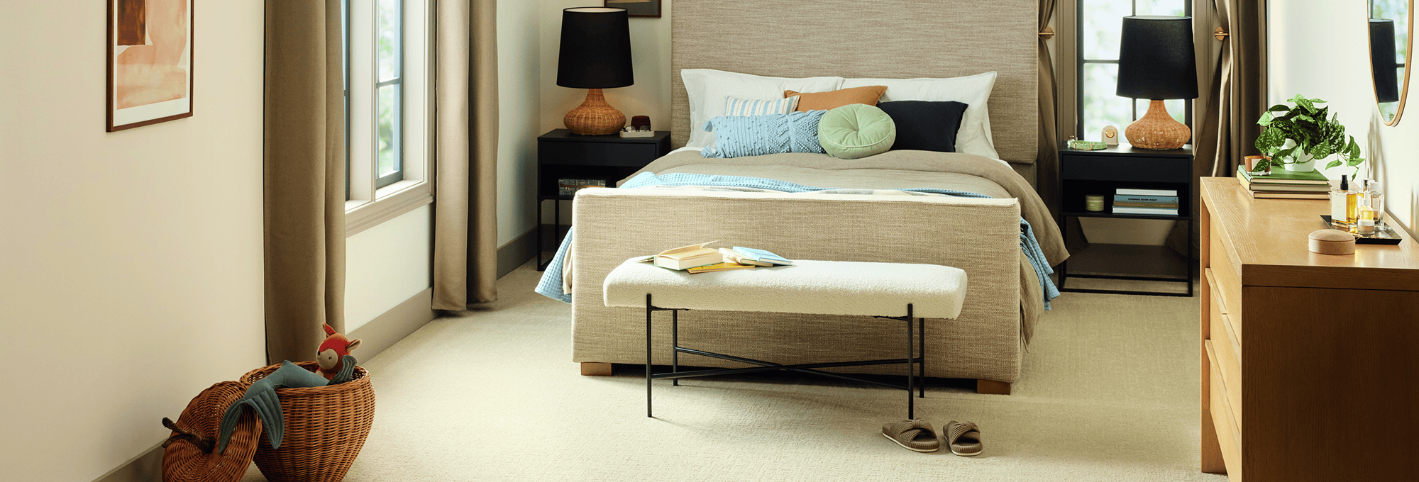 Comfortable home interior with Shaw flooring